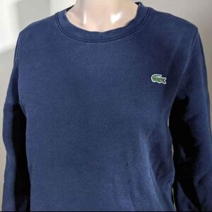 Lacoste Live navy crewneck sweater, size 4